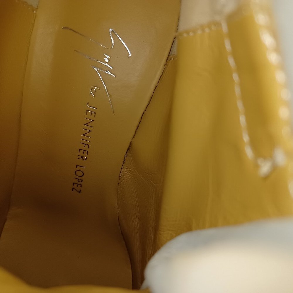 Giuseppe Zanotti for Jennifer Lopez Tiana Crystal High-Top Wedge Sneaker - Picture 10 of 11